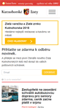 Mobile Screenshot of kutnohorskelisty.cz